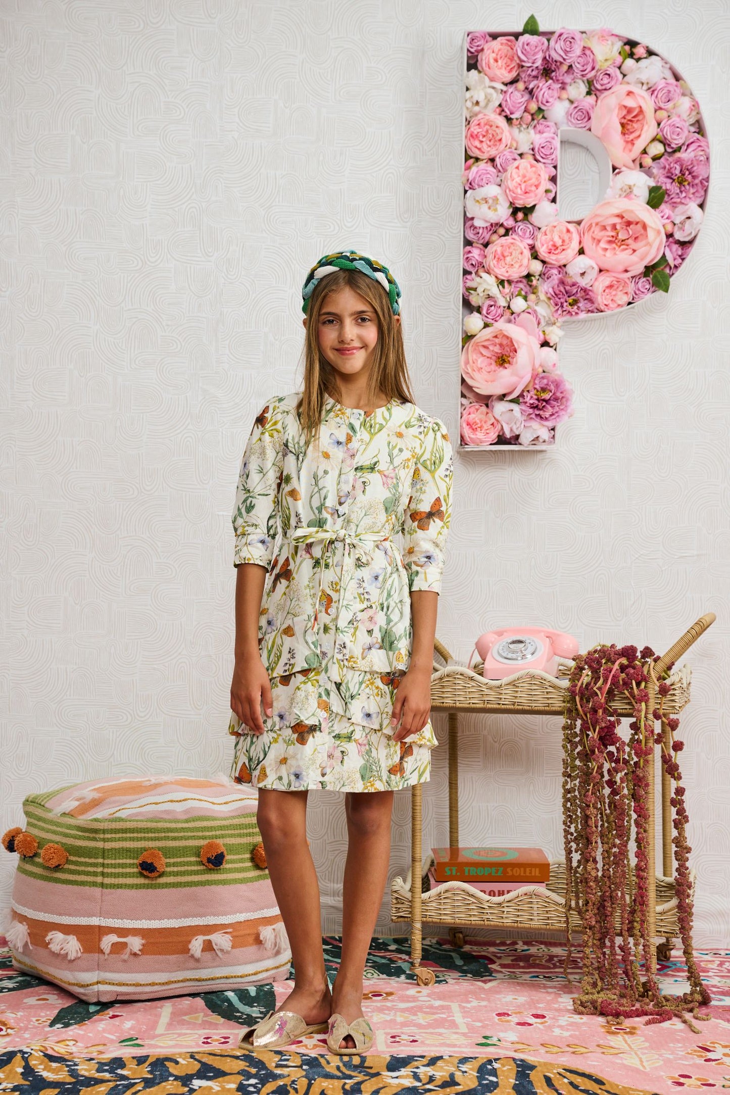 Butterfly Floral Dress 2391