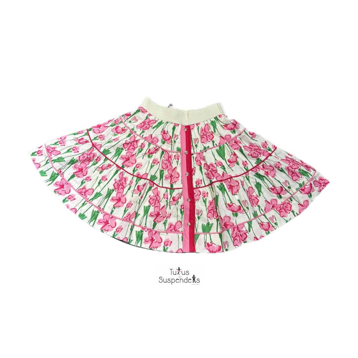 Custom Skirt w/ Faux Buttons TS 231