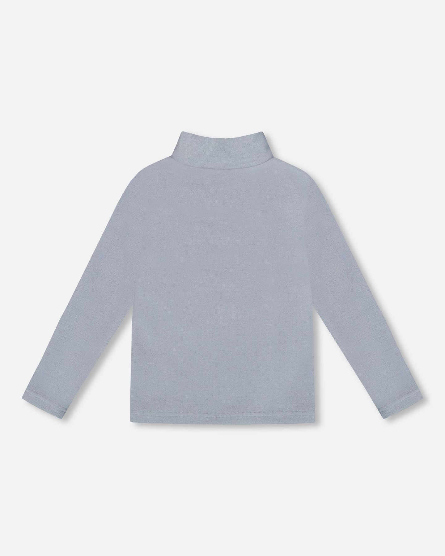 H20YG71 Brused Ribbed Mock Neck Top