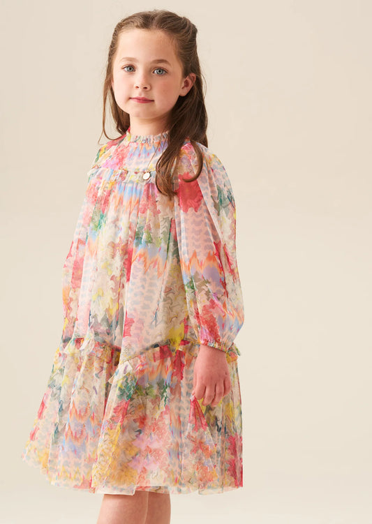 Beatrice Mesh Frill Dress AR0322