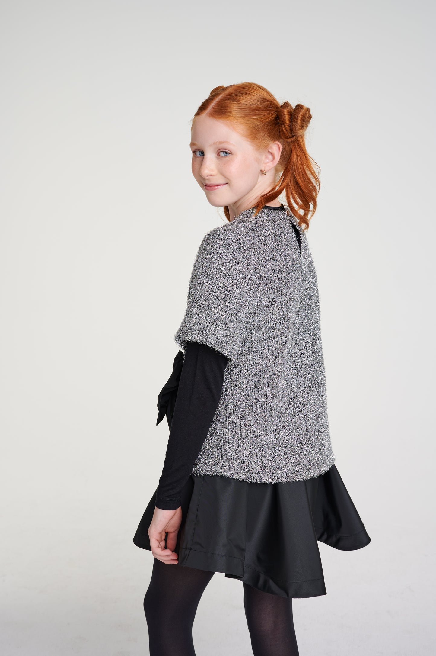 Boucle Bow Drop Waist Dress DS02194