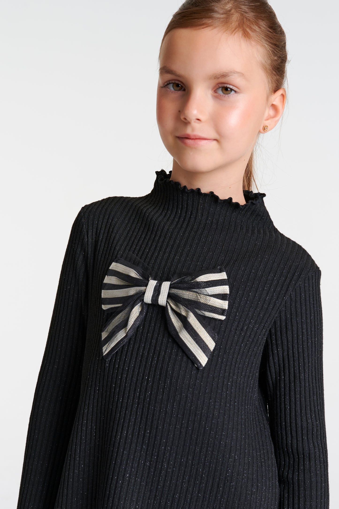 Ribbed Bow Dress DSL0476