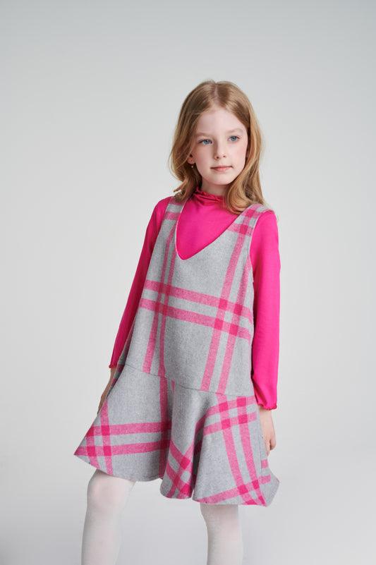 Pink Gray Jumper DSL0490