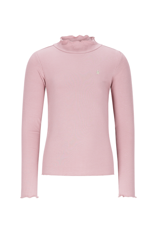F508-5400 Ribbed Mockneck