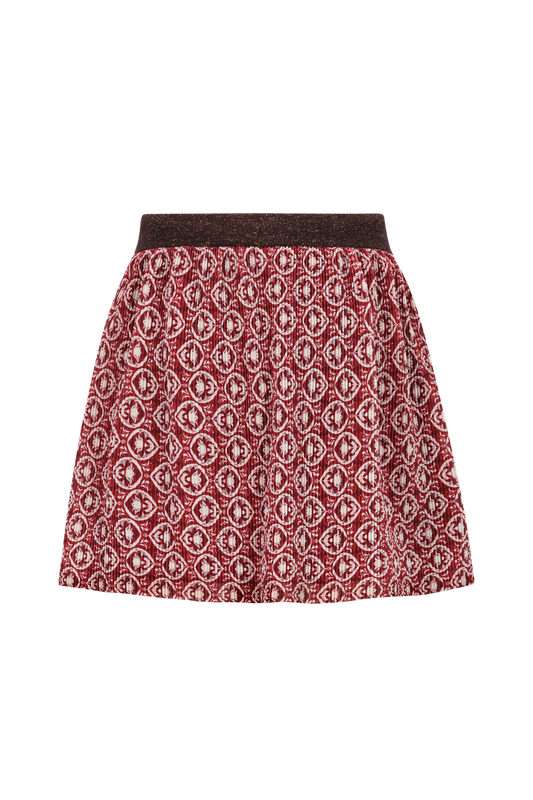 F508-5703 Plisse Mesh Skirt