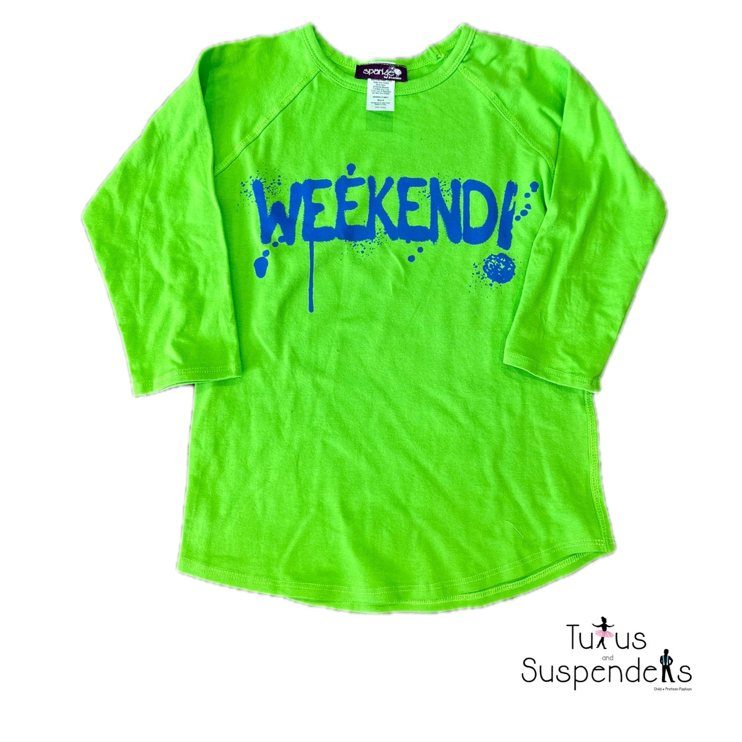 Weekend! 3/4 sleeve t