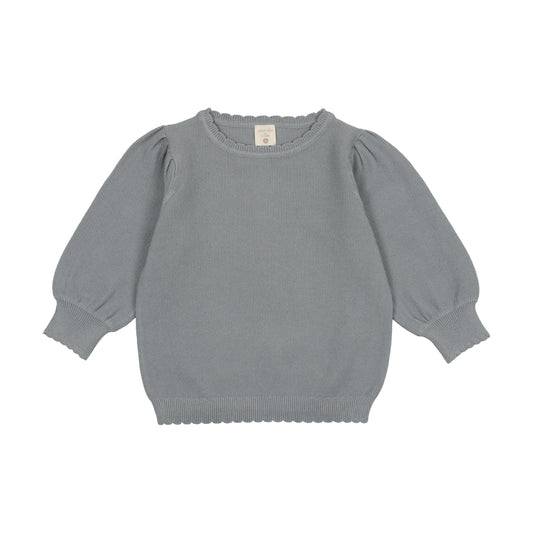 Knit Puff Sleeve Sweater TQKS