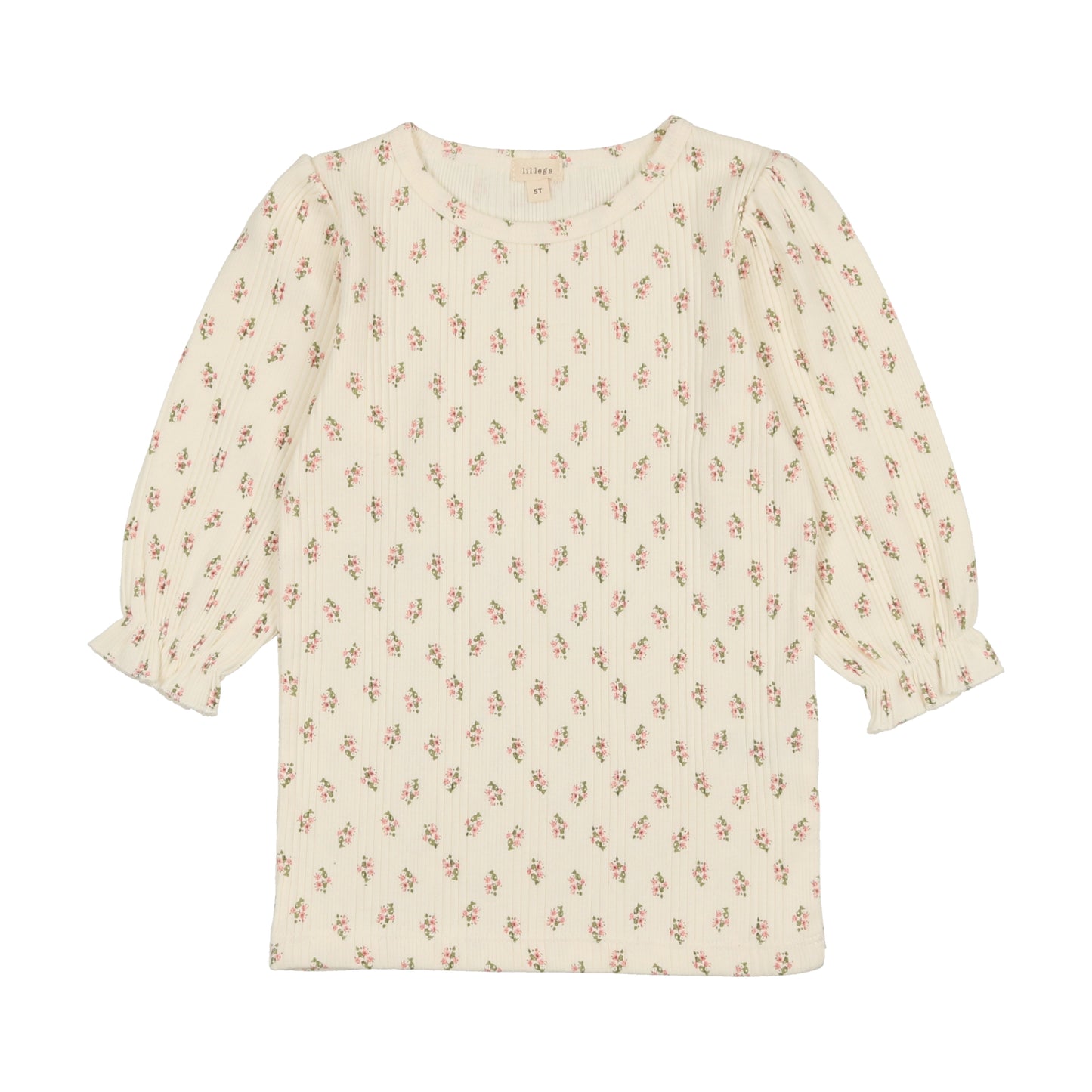 Floral Cluster 3/4 Sleeve Tee TQPT