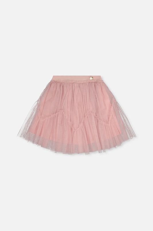 J20K80 Silver Pink Mesh Skirt