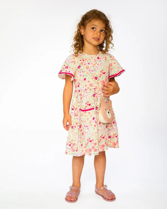 Printed Muslin Dress H30F87