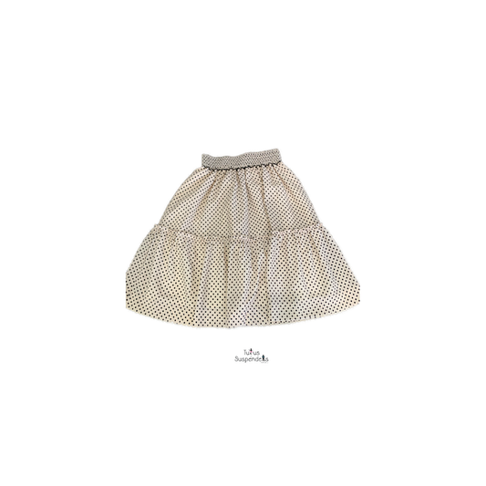 Polka Dot Print Skirt