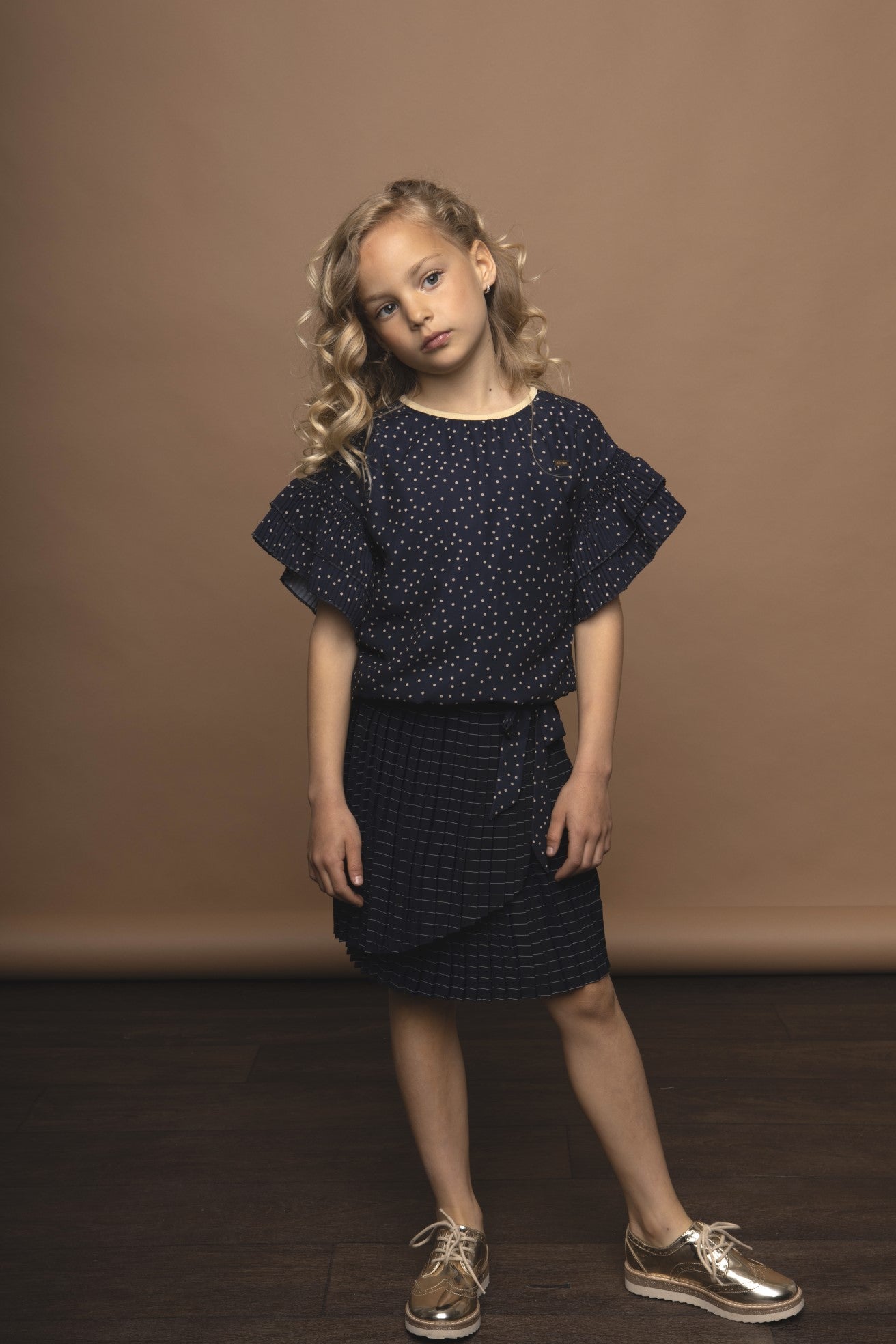 Elva Dotted Top C112-5105