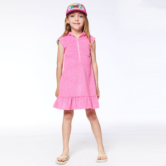 Hooded Terry Dress E30NG59