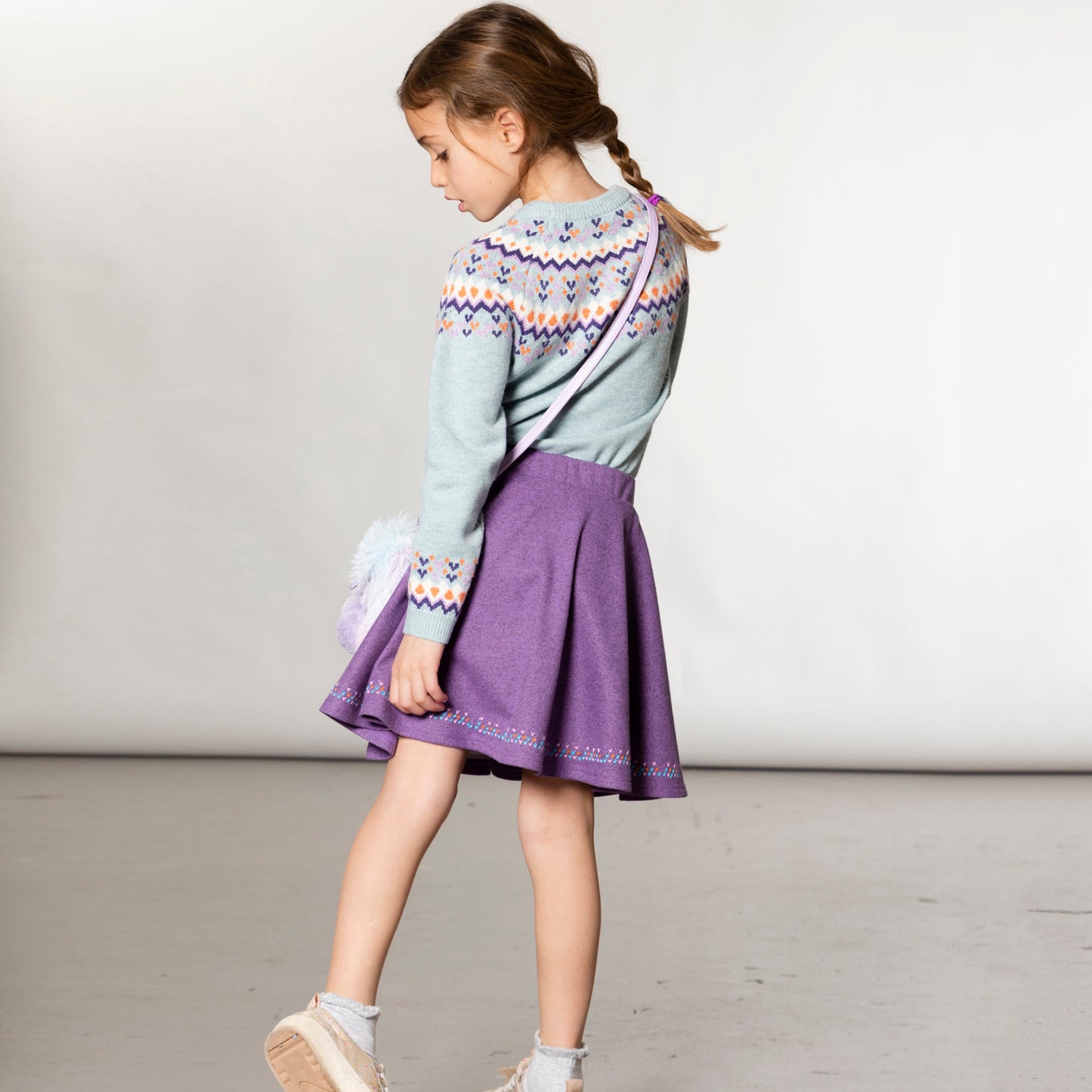 Brushed Knit Skirt D20G80