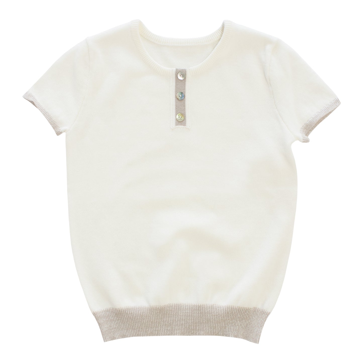 Two Tone Placket Sweater G1922