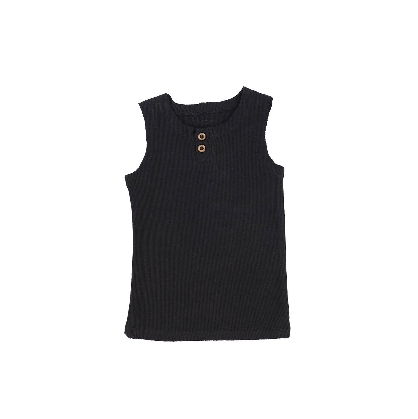 Black Ribbed Tanks