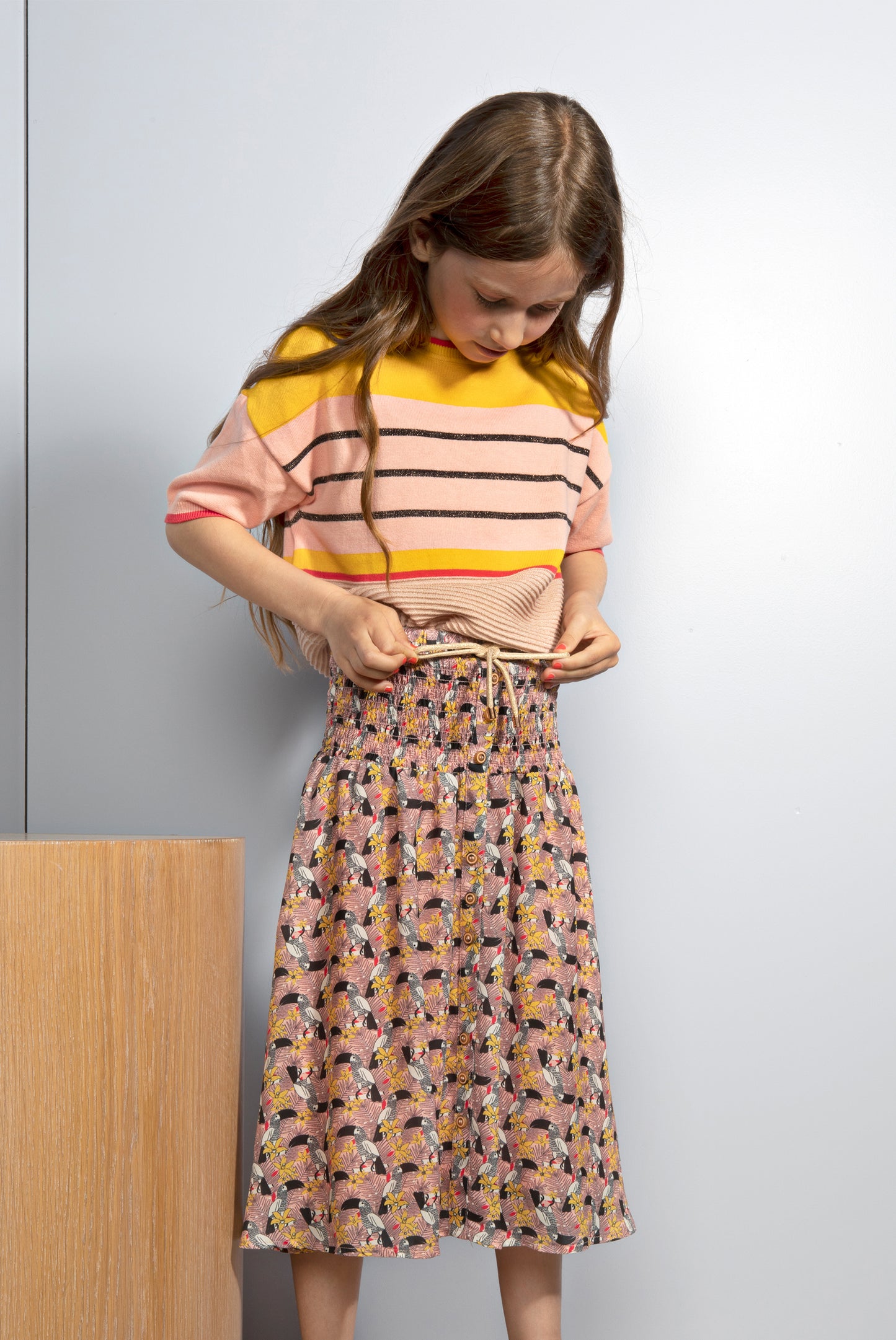 Kes Striped Knitted Top N202-5306