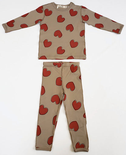 Star and heart pjs
