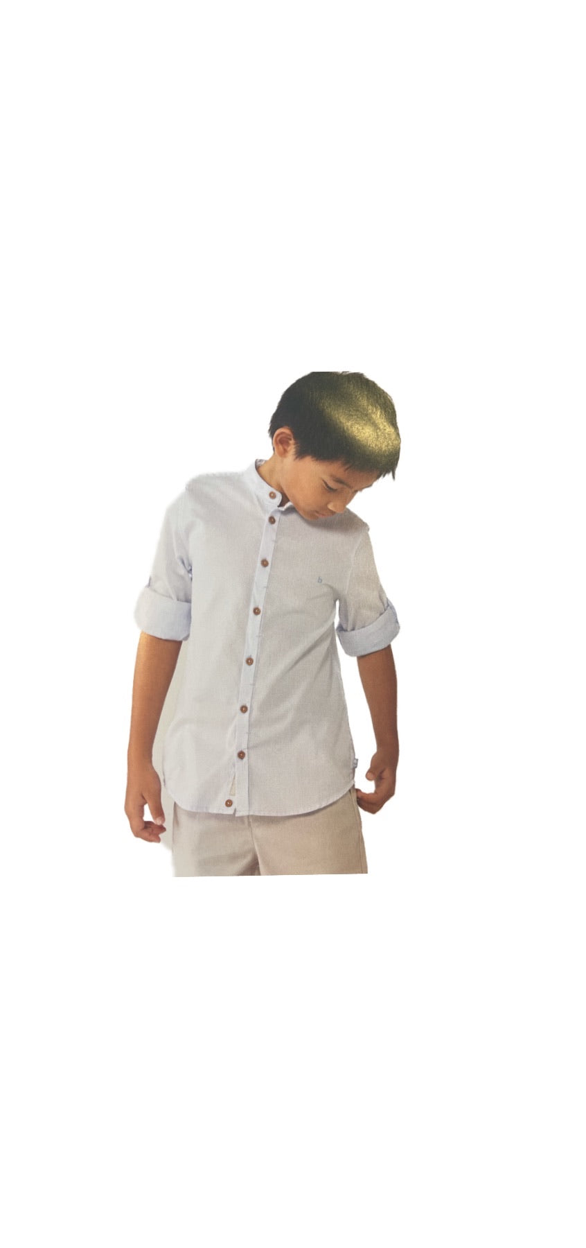 White Grid Shirt 732080