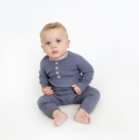 Rib Knit Romper CY1539B