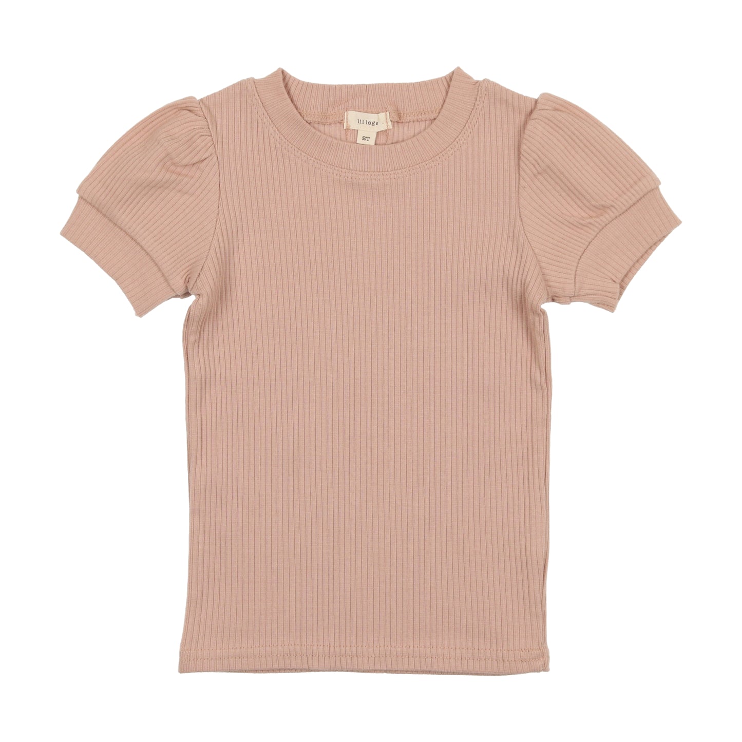Ribbed Puff Short Sleeve Tee SPST