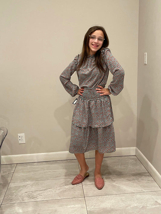 Smocked Floral Set YT2704S/2705T