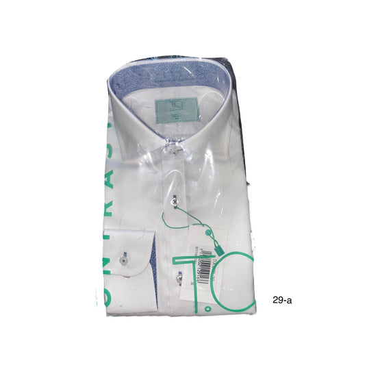 T.O. Slim Long Sleeve White Shirt TOCBSB