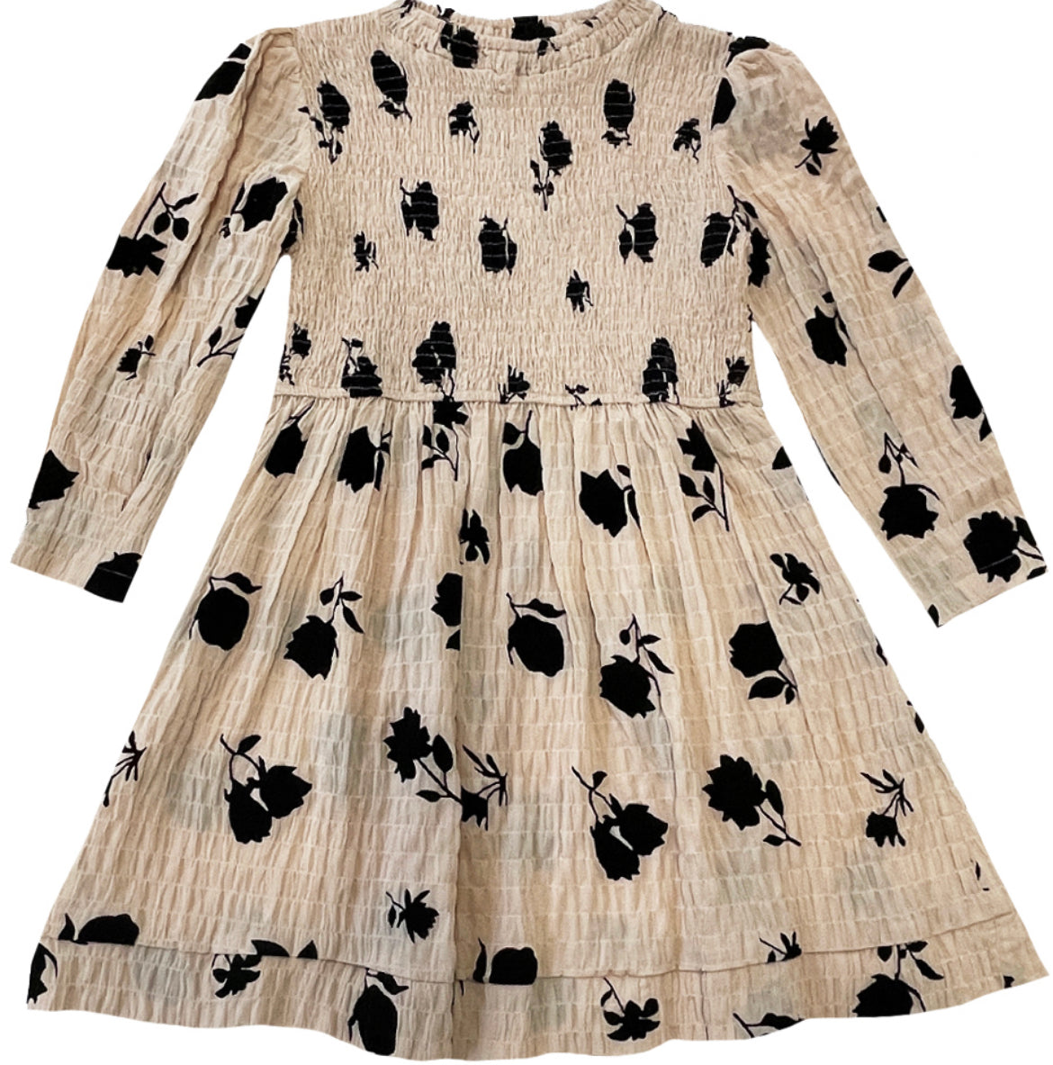 Ruched Floral Dress M-5228