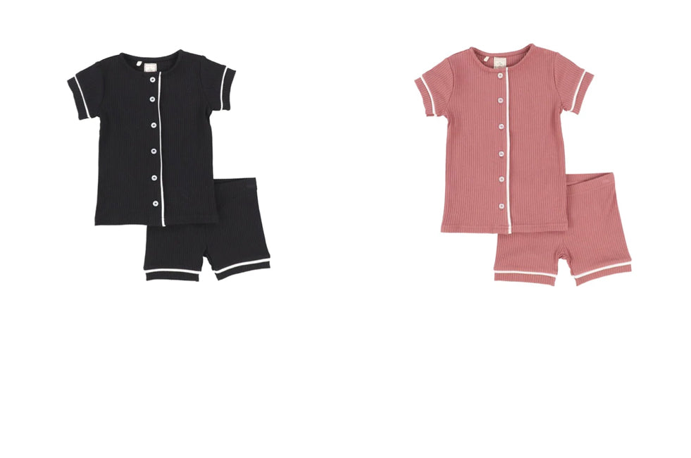 Button front pjs short sleeve