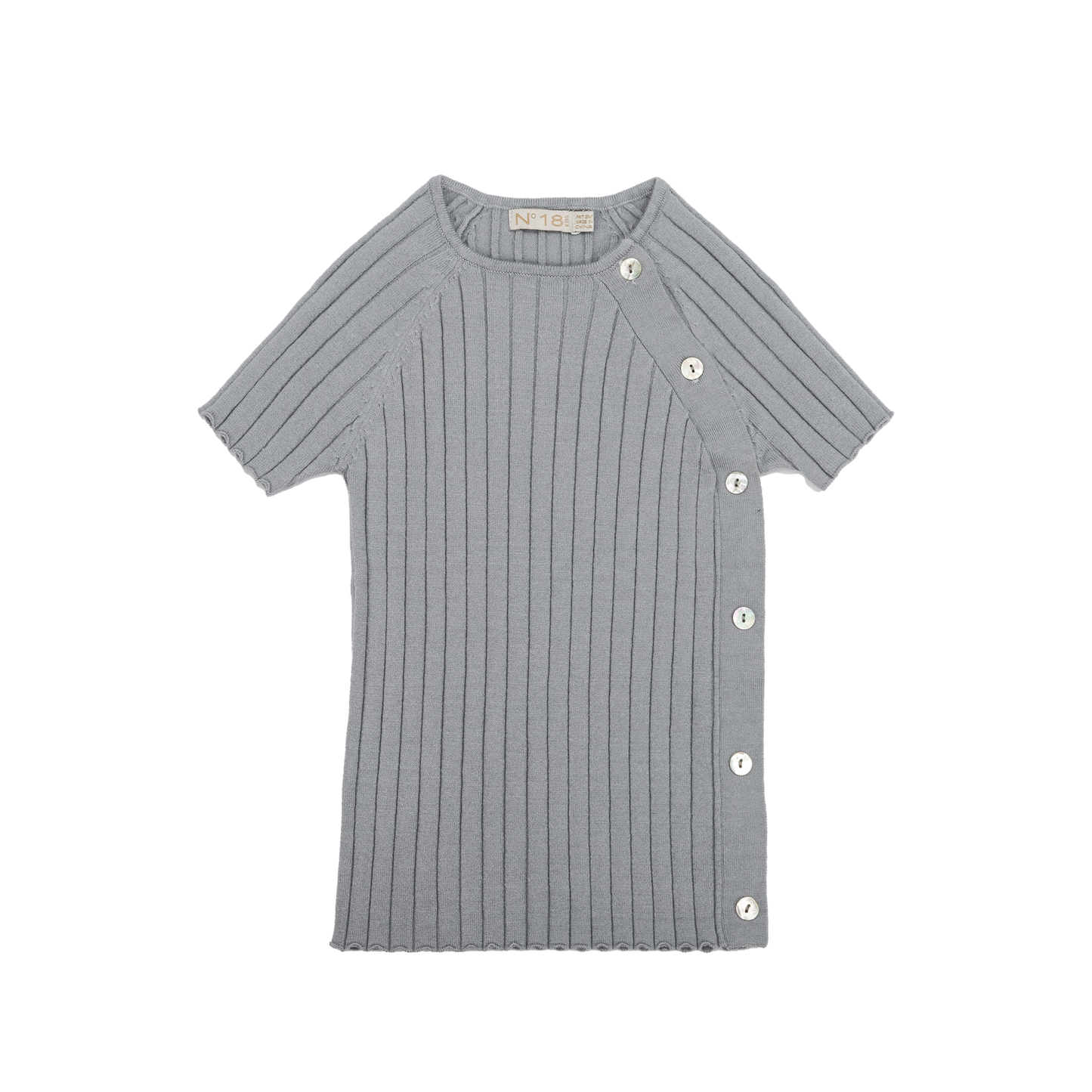 Wide Rib Knit Boys Sweater Y1390