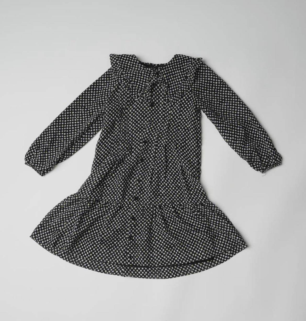 Square Print Shirt Dress GW111-B