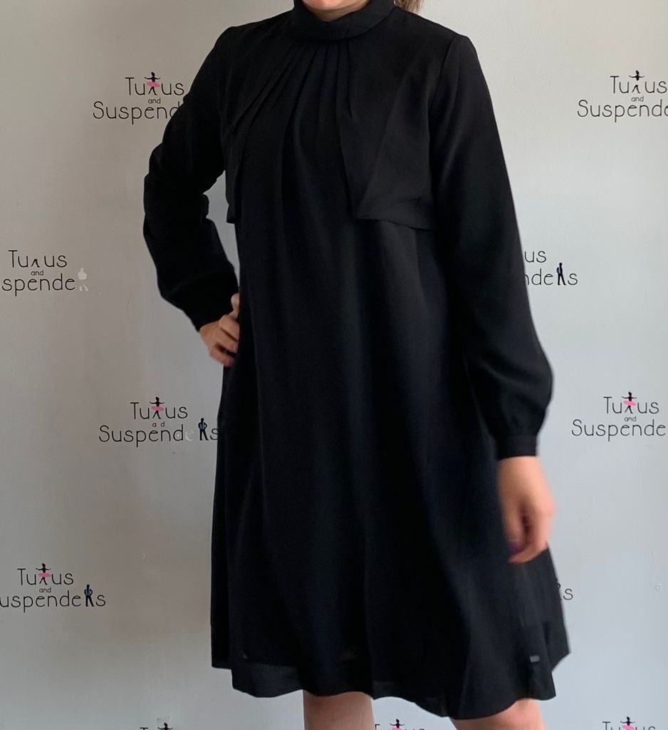 Black Chiffon Dress SNK3237A