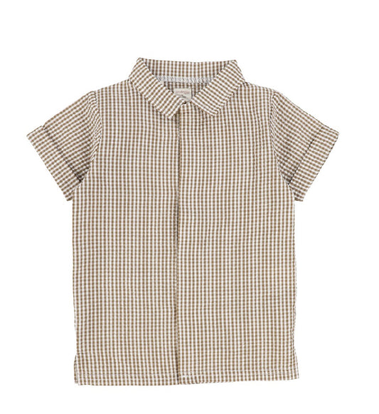 Gingham Button Down Shirt