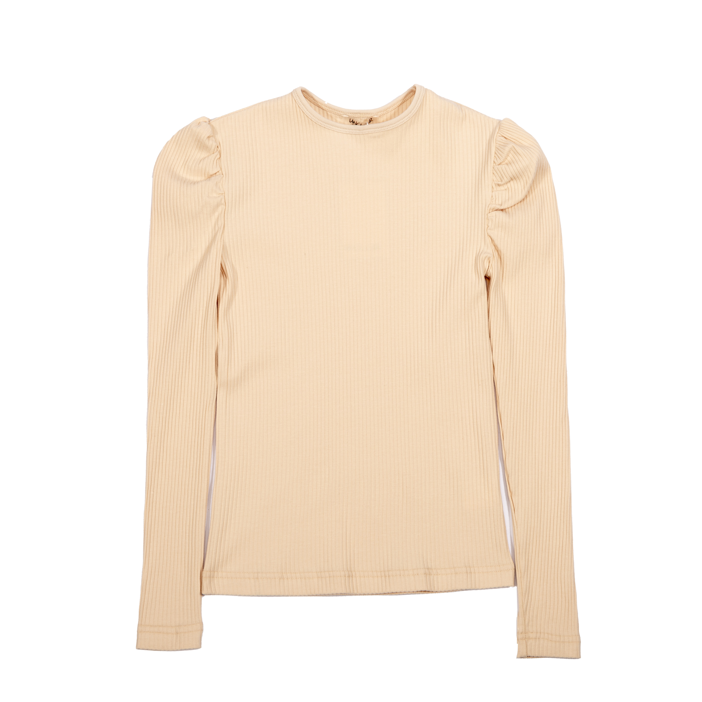Puff Sleeve Ribbed Top YT1448