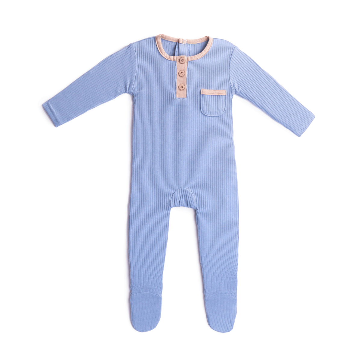 Contrast Rib Onesie Onesie y1480B