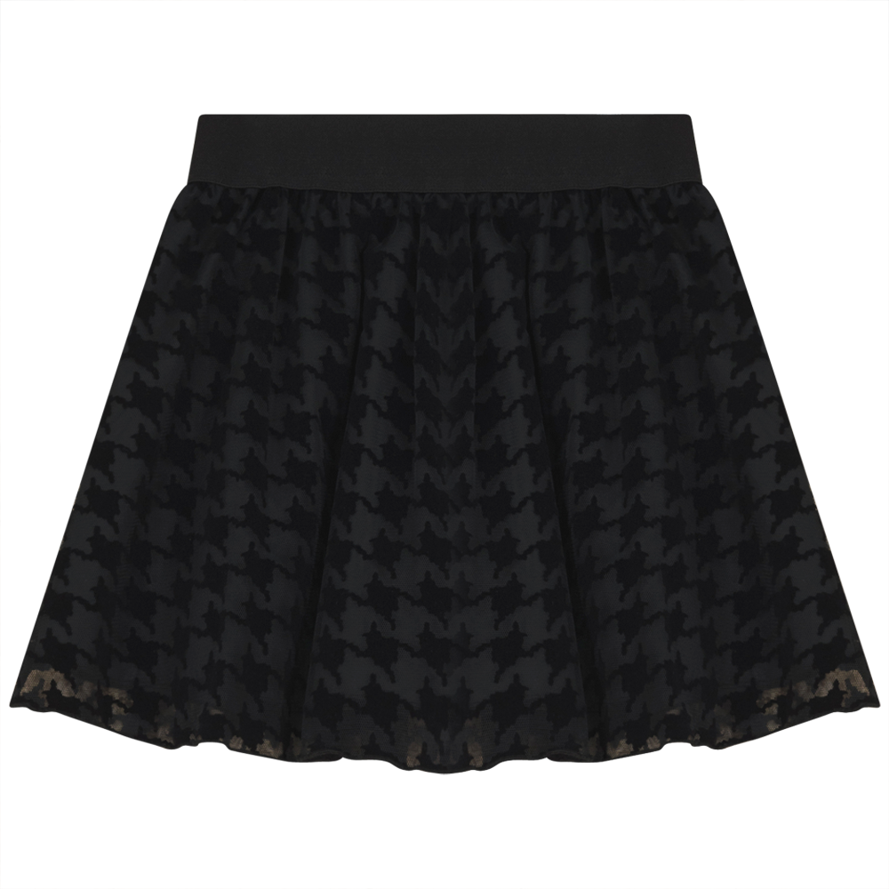 Tulle Houndstooth Skirt Y2868S