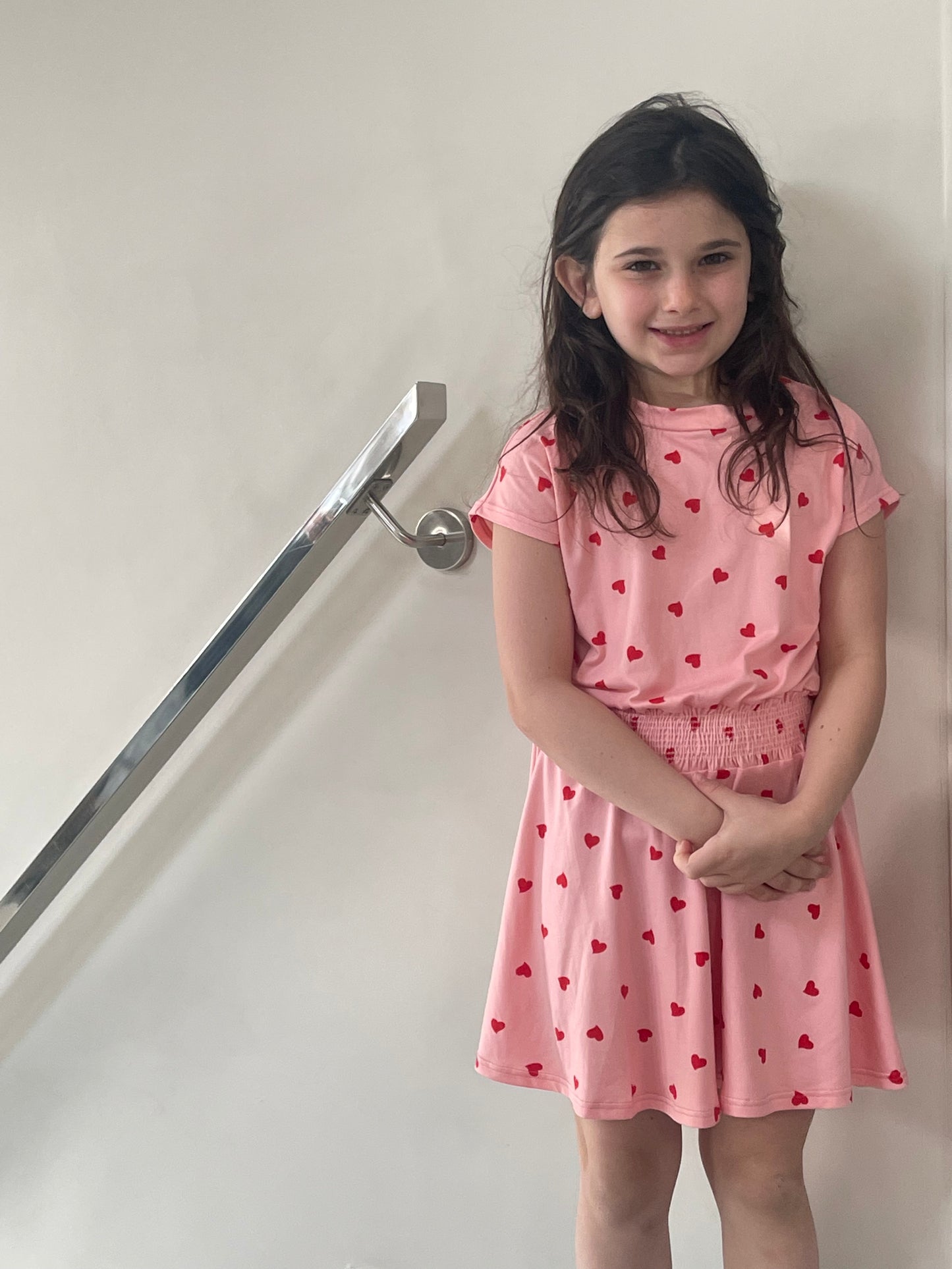 Smocked Heart Dress