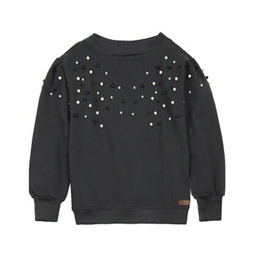 Pearl Embellished Sweatshirt