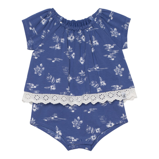 Lace Detail Romper C30GG40