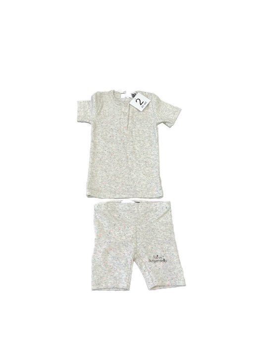 Neon Speckled Rib Two Piece CY1429E
