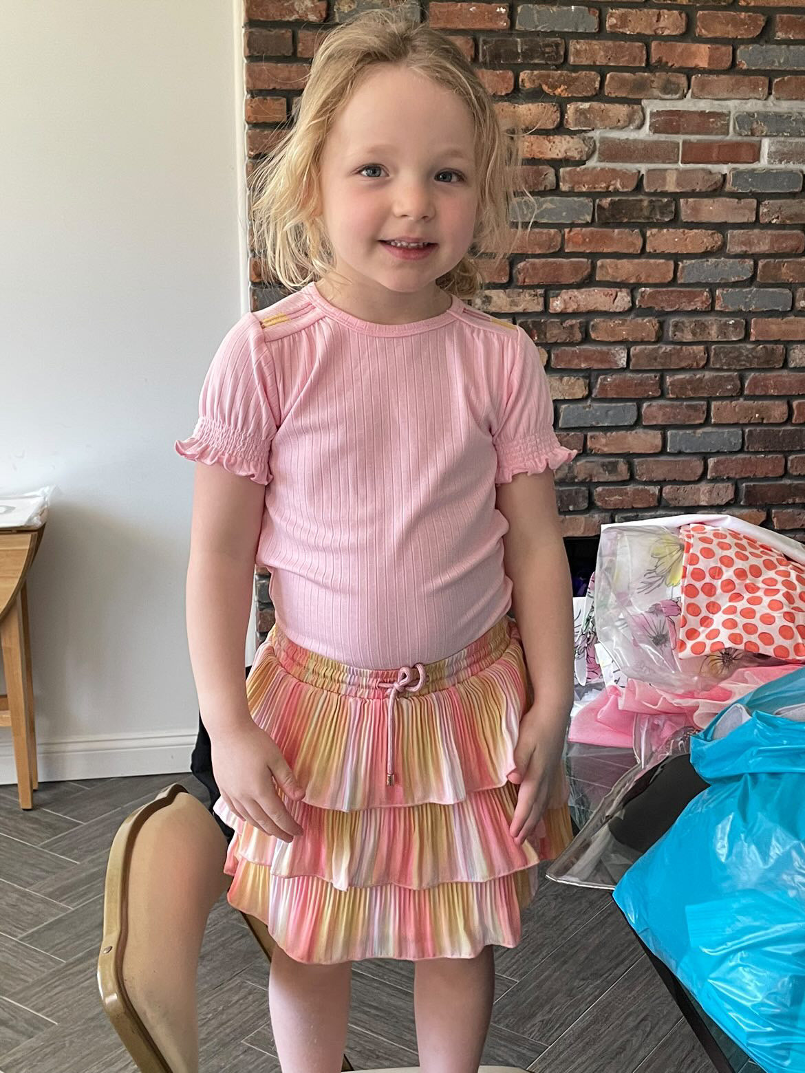 Nika 3 Layer Plisse Skirt N303-5713