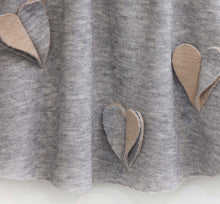 Load image into Gallery viewer, Double Knit Heart Skirt T2597