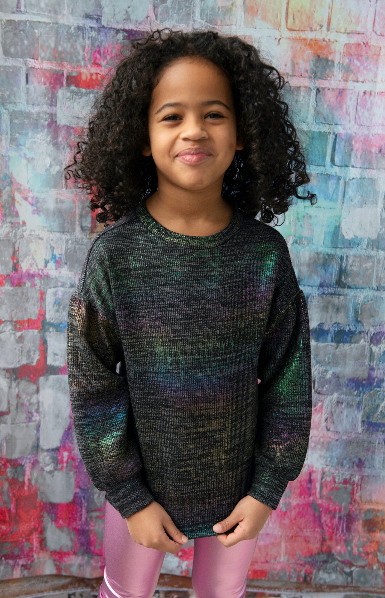 Speckled Ombre Top Y1SFT