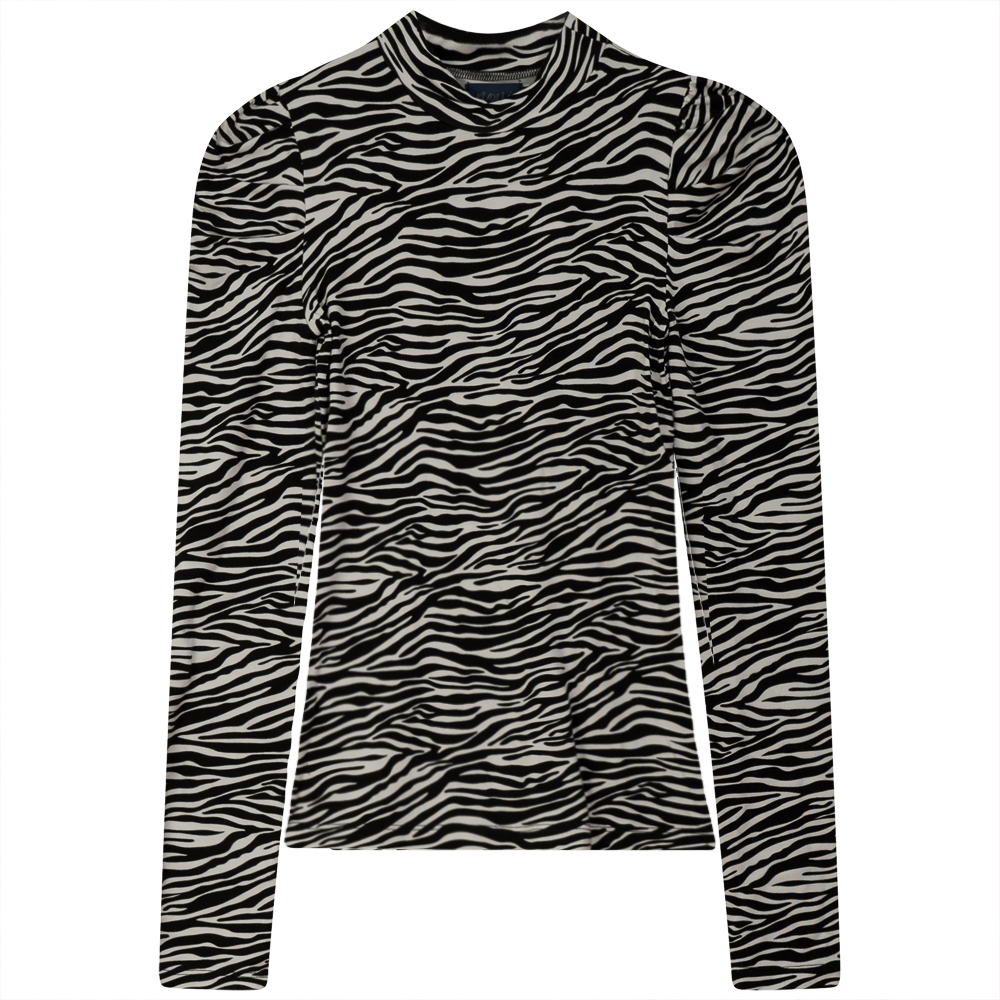 Printed Mockneck Top YT2801T