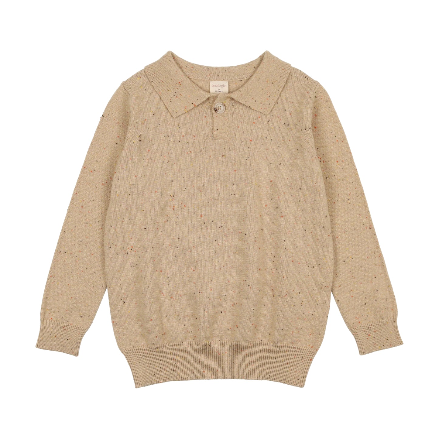 Long sleeve knit polo