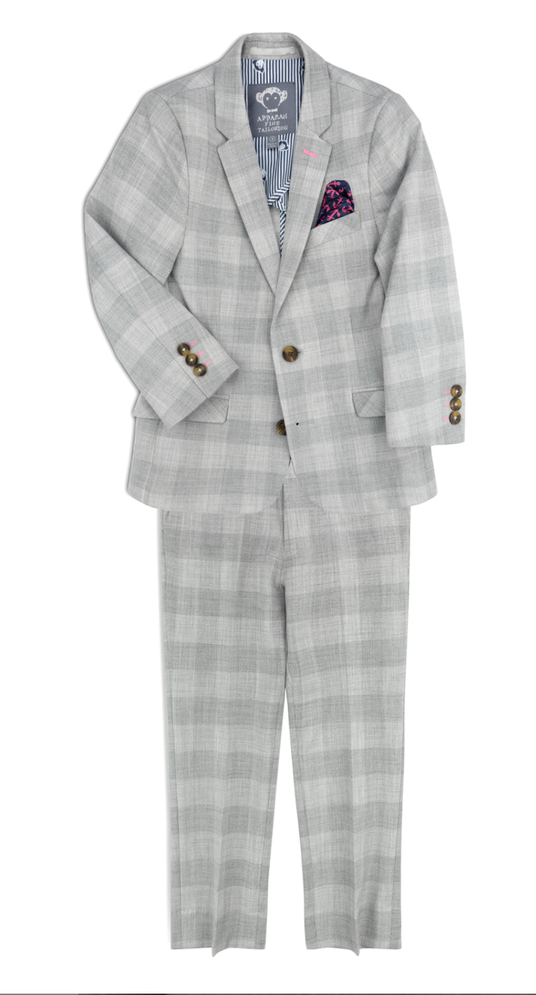 London Check Stretchy Mod Suit