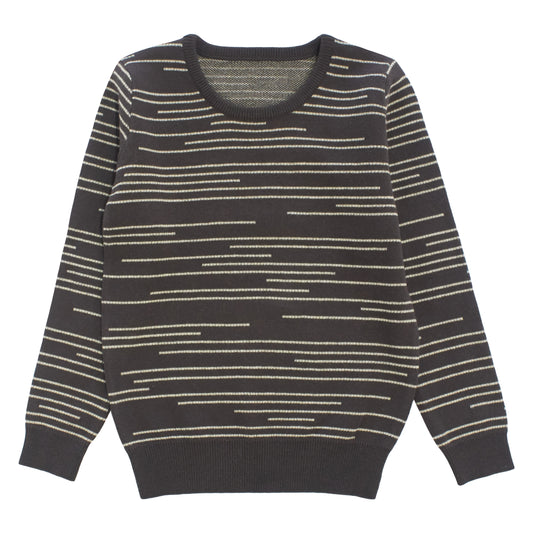 Staggered Striped Sweater G2034