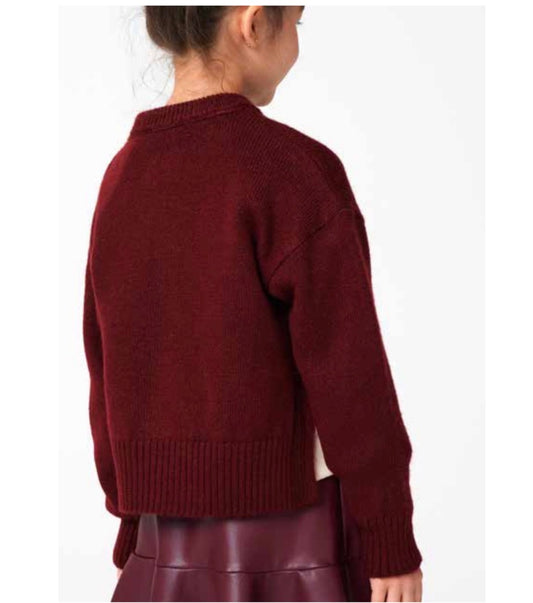 KNL0003 Bordeux Cardigan