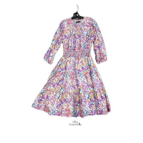 Printed Chiffon Dress j241-3583