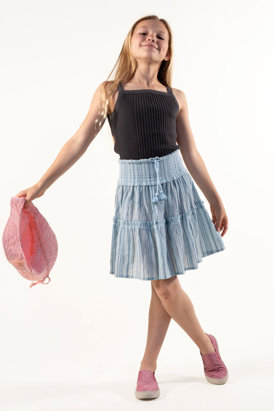 Brassilito Gauzy Blue Skirt